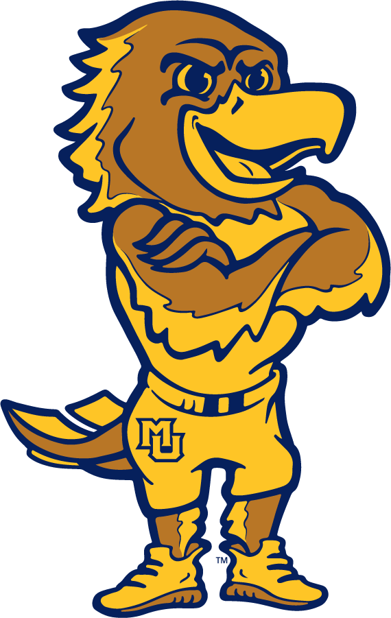 Marquette Golden Eagles 2020-Pres Mascot Logo v2 iron on transfers for T-shirts